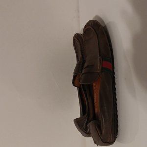 GUCCI men loafers Brown Mens 8.5